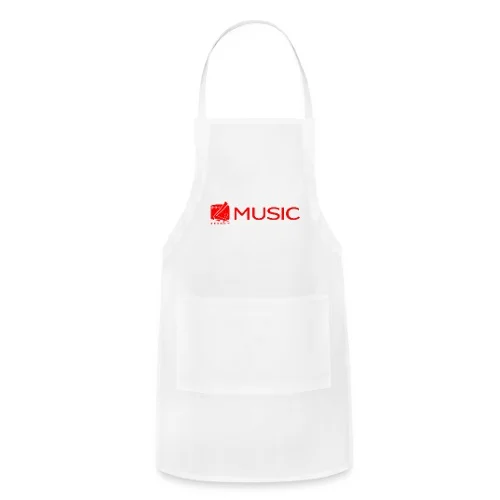 4SG RED ON WHITE - Adjustable Apron