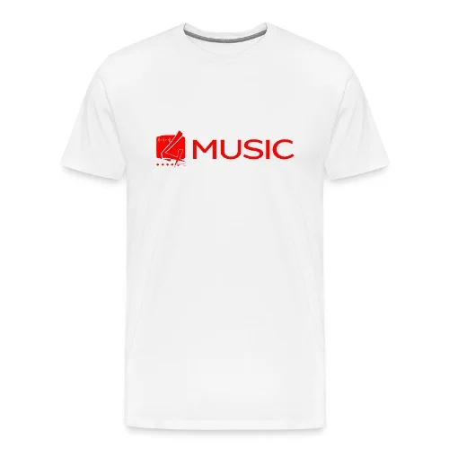 4SG RED ON WHITE - Men's Premium T-Shirt