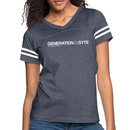 Generation 4syte Classic Collection - Women's V-Neck Football
                Tee